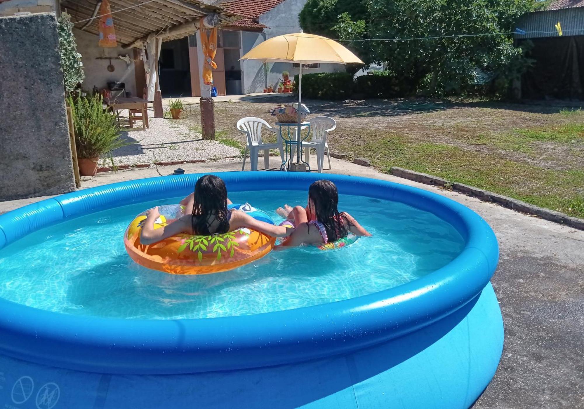 Casa Da Vovo Ceu - Casa De Campo Gandaresa - Country House, Entre Coimbra E Aveiro, A 15 Minutos Carro Praia Mira - Quintal Com Piscina Insuflavel Cantanhede Esterno foto